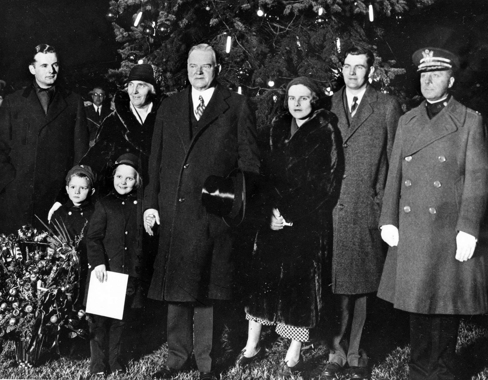 HERBERT HOOVER FAMILY 1931